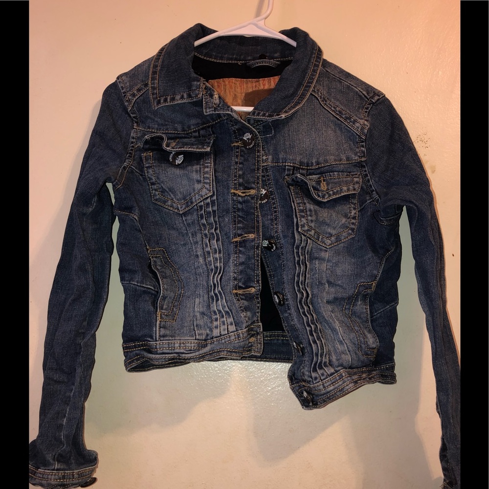 Dark blue denim jacket